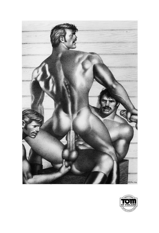 4boys anal anal_fingering anal_penetration anal_sex artist_logo ass back_muscles backsack boots erection facial_hair finger_fucking finger_in_ass foursome gay group_sex handjob handjob_while_penetrated holding_penis looking_at_partner looking_at_penis male male_only masturbating_other monochrome multiple_boys muscles muscular mustache naked_boots naked_footwear naked_with_shoes_on orgy penis penis_grab sitting_on_penis straddle straight_hair testicles tom_of_finland traditional_media_(artwork) uncensored yaoi