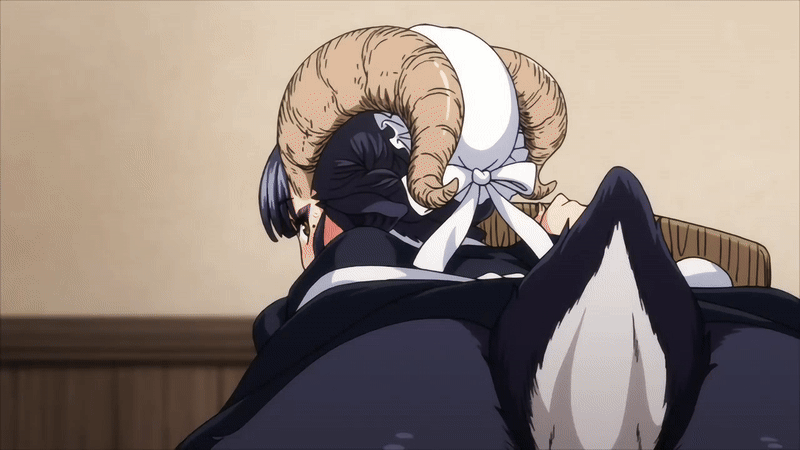 1girls 2025 20s ajin_ga_osuki_nan_desu_ne animal_ears animated anthro anthro_only beauty_mark blouse braid breasts censored censored_genitalia censored_pussy censored_vagina cloven_hooves eyelashes eyeliner eyeshadow female female_only frills goat goat_eyes goat_girl goat_horns hairy hairy_legs hairy_thighs hentai horn kristof_(ajin_ga_osuki_nan_desu_ne) maid maid_headdress maid_uniform makeup maya_(ajin_ga_osuki_nan_desu_ne) mole mosaic_censoring pubic_hair pussy queen_bee queen_bee_(animation_studio) tagme vagina wing_collar