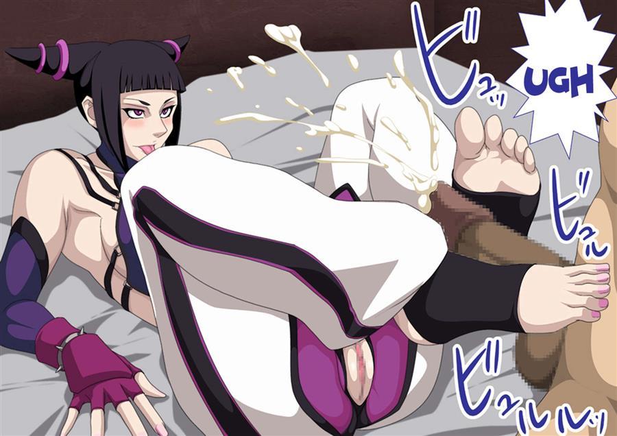 1girls, bed, big feet, black hair, cum, cumshot, feet, female, foot fetish, footjob, footjob with legwear, huge feet, juri han, male, mosaic censoring, nail polish, painted nails, penis, pink nail polish, pink nails, pink toenails, purple eyes, purple haze, pussy, soles, street fighter, toes, tongue, tongue out, vagina