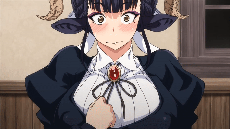 1girls 2024 20s ajin_ga_osuki_nan_desu_ne animal_ears anthro anthro_only beauty_mark blouse braid breasts brooch collared_shirt dress eyelashes eyeliner eyeshadow female female_only fingering frills goat goat_eyes goat_girl goat_horns goat_humanoid hairy_legs horn huge_breasts jun jun_(rojiura_jack) large_breasts lipstick long_hair maid maid_headdress maid_uniform makeup maya_(ajin_ga_osuki_nan_desu_ne) mole queen_bee queen_bee_(animation_studio) shirt tagme vagina wing_collar