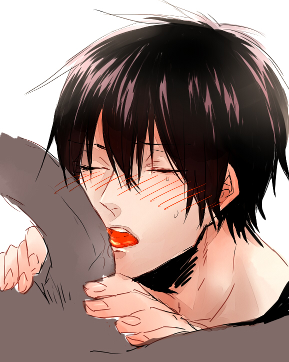 fellatio kagerou_project kisaragi_shintarou mekakucity_actors mob oral shounen_ai yaoi