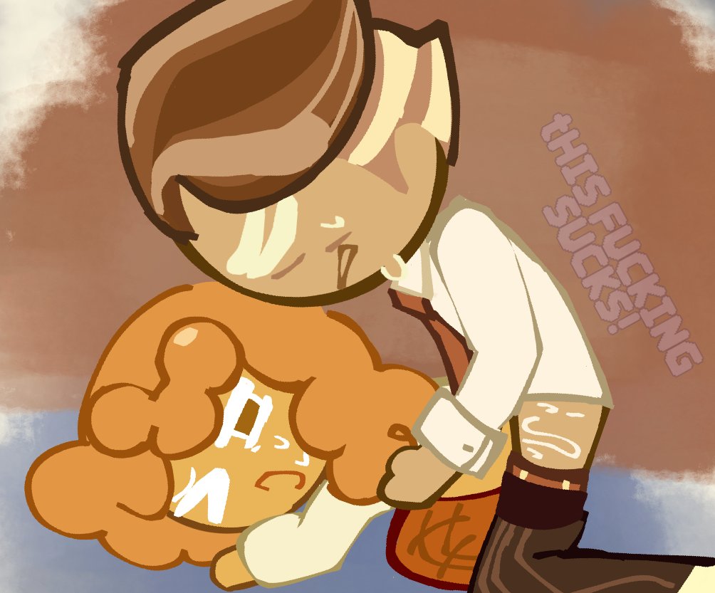 age difference, almond cookie, ambiguous penetration, brown eyes, brown hair, closed eyes, cookie run, cookie run ovenbreak, father and daughter, female, incest, male, male/female, older male, orange hair, popipoing, sex, straight sex, walnut cookie, younger female