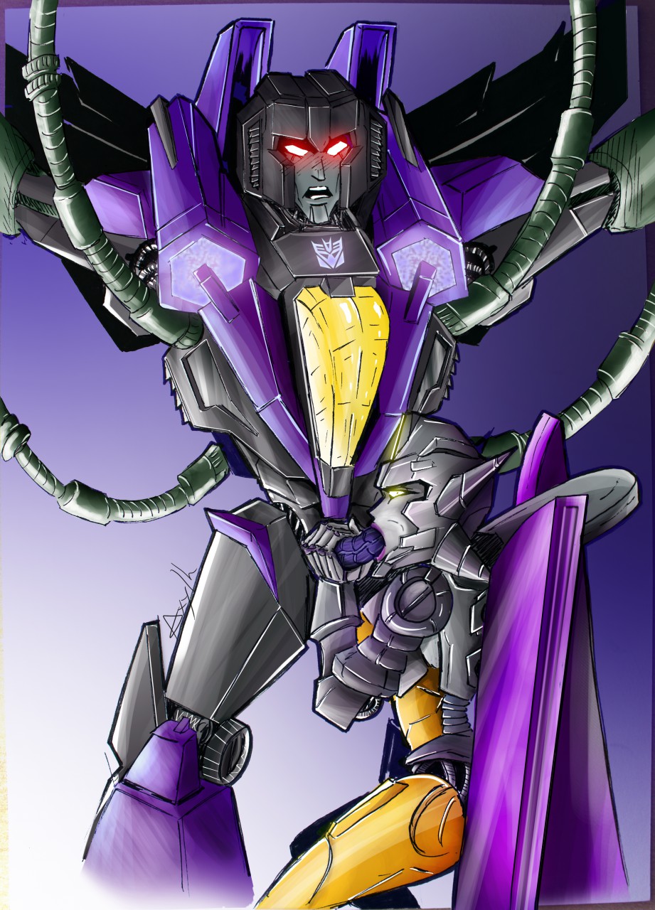 axylh_art blowjob fellatio helmet purple_lipstick red_eyes restrained robot robot_girl robot_humanoid skywarp sucking_penis thunderblast transformers yellow_eyes