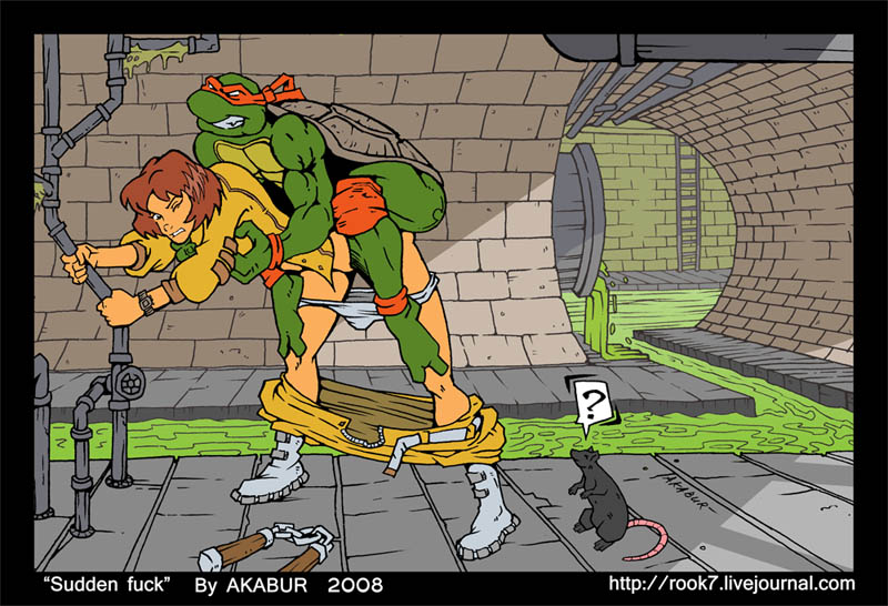 2008 akabur april_o&#039;neil april_o&#039;neil_(tmnt_1987) female human male michelangelo rape rat straight straight_hair teenage_mutant_ninja_turtles tmnt_1987