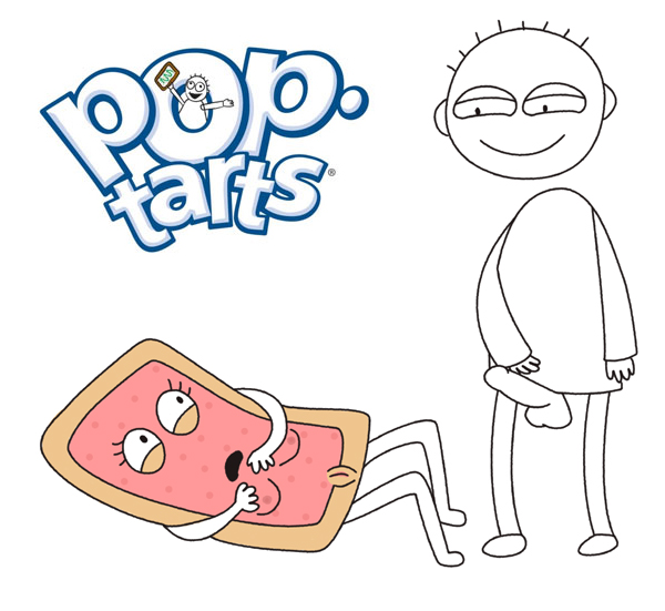 breasts female food male mascot pop-tarts pussy toaster_pastry