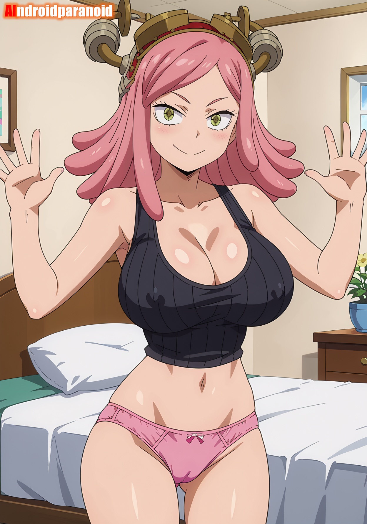 1girls, ai generated, aindroidparanoid, ass, big ass, big breasts, big butt, boku no hero academia, breasts, busty, curvy, cute, fat ass, female, female only, hair, hatsume mei, hi res, hips, huge ass, huge breasts, human, large ass, large breasts, legs, mei hatsume, my hero academia, narrow waist, panties, pink-haired female, slim waist, tagme, thick ass, thick thighs, voluptuous, waist, wide hips