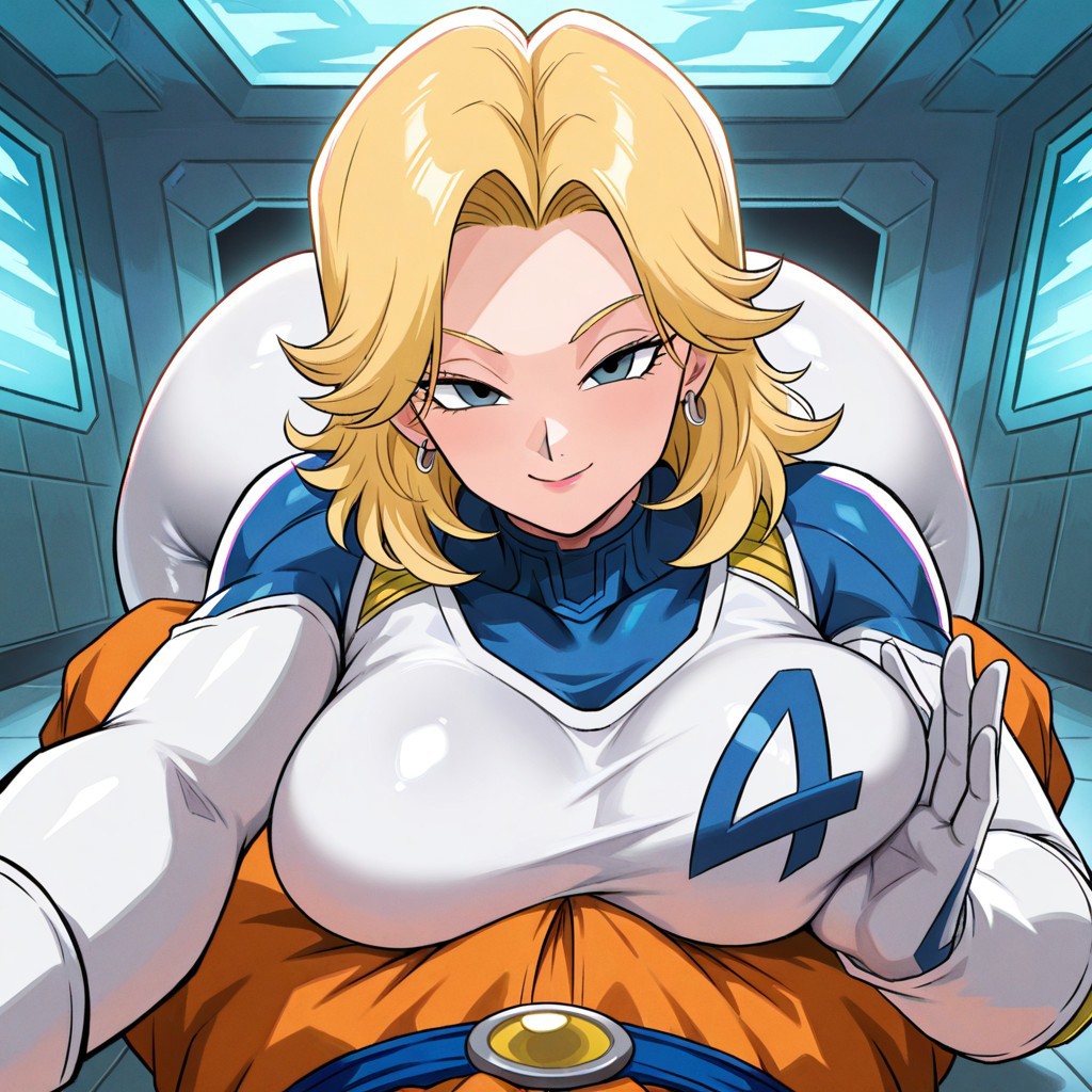 ass big_penis bodysuit breasts dragon_ball dragon_ball_super dragon_ball_z erection goku grabbing horny_female invisible_woman invisible_woman_(marvel_rivals) looking_at_viewer lying_down lying_on_top marvel marvel_comics marvel_rivals nice_ass on_top seductive smile son_goku sue_richards sue_storm valentine's_day