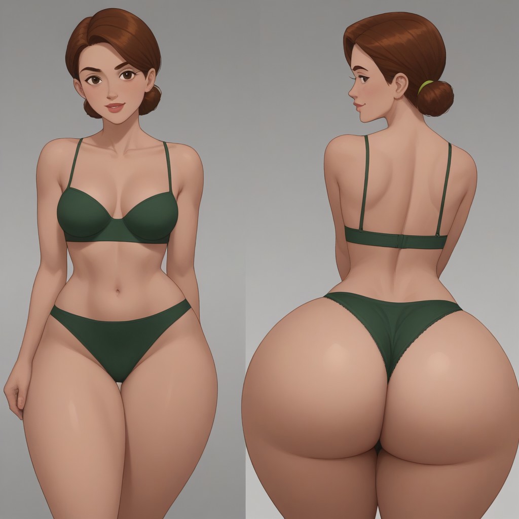 ai_generated ass big_ass brown_hair civitai mr_cheese121 own_character underwear