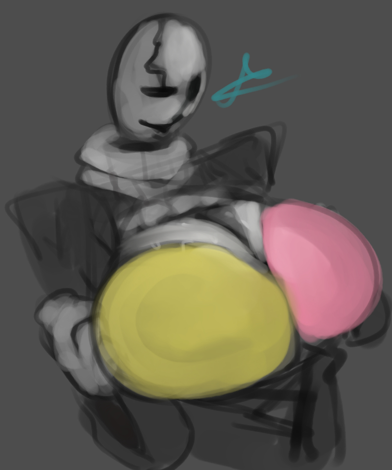 big breasts, bra, breasts, breasts focus, charred ashes, deltarune, fem gaster, female, female focus, female only, gaster, huge breasts, rule 63, tagme, undertale, undertale (series)