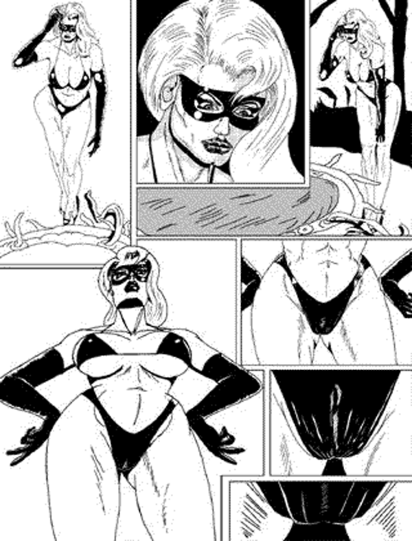 arm_gloves bikini black_and_white cameltoe comic dangerbabecentral domino_mask esha_the_thief female flower flowers gloves heels high_heels long_gloves long_hair mask masked mister_x_(artist) plant rape sketch tagme tentacle tentacle_sex