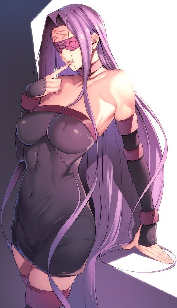 1girls, closed eyes, fate (series), female, female only, medusa (fate), purple hair, solo