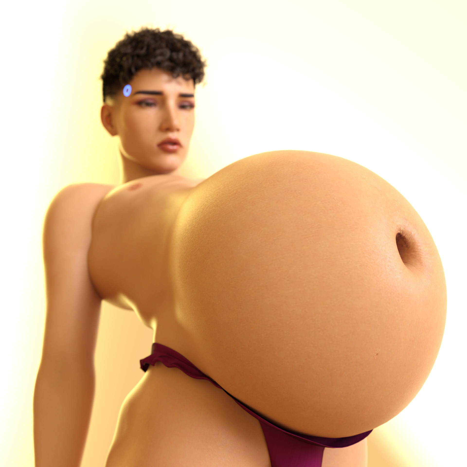 1male, 3d, 3dcg, android, bellybutton, big belly, bloated belly, confused, confused look, deep belly button, deep navel, detroit: become human, fetish, humanoid, inflated belly, inflation, intersex, kinky, looking down at belly, looking down at gut, luca (zazkinkart), my art, myart, navel fetish, oc, original, original character, pregnant, pregnant male, robot, robot humanoid, round belly, self upload, zazkinkart