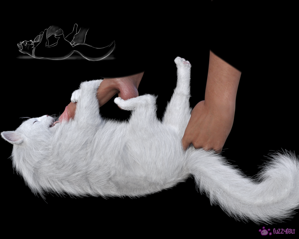 3d ambiguous_gender domestic_cat duo erection feline female feral fingering furry fuzzyfelt hi_res human interspecies mammal penis pussy realistic simple_background text the_giant_hamster tongue watermark zoophilia