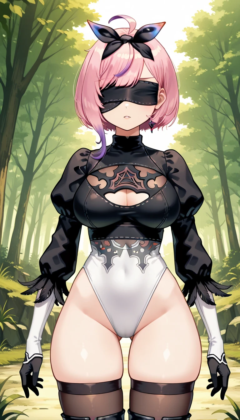 2b cosplay essievt fanart leotard tagme vtuber