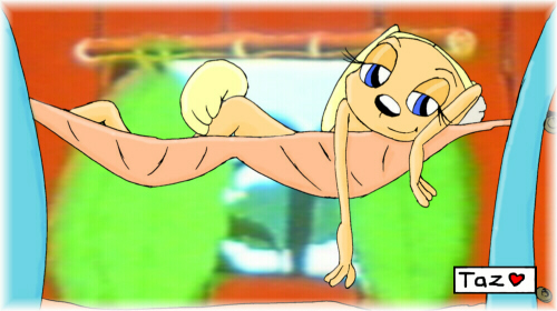 anthro brandy_&_mr_whiskers brandy_harrington canine day disney disney_channel dog female female_only fur furry furry_tail hammock indoors innocenttazlet looking_aside looking_at_viewer lying mammal nude on_front side_view solo tagme tail toon_disney window