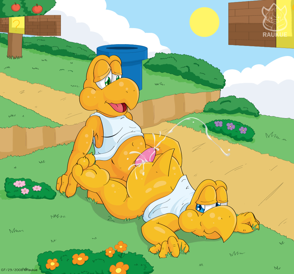 2008 color koopa koopa_troopa male male_only mario_(series) multiple_males nintendo raukue smooth_skin super_mario_bros. yaoi