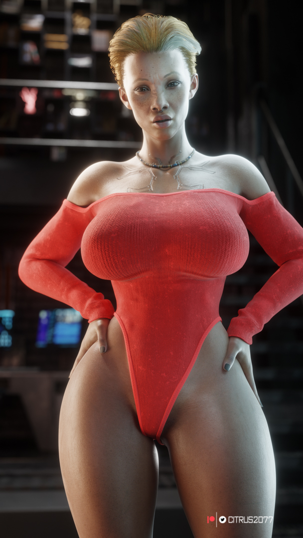 Alena Xenakis (Cyberpunk 2077) Rule 34 Image
