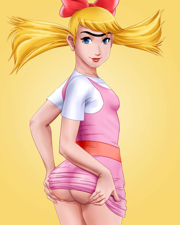 aged_up ass female helga_pataki hey_arnold! looking_at_viewer lowres nickelodeon no_panties not_furry simple_background skirt_lift small_breasts solo unibrow xkorner