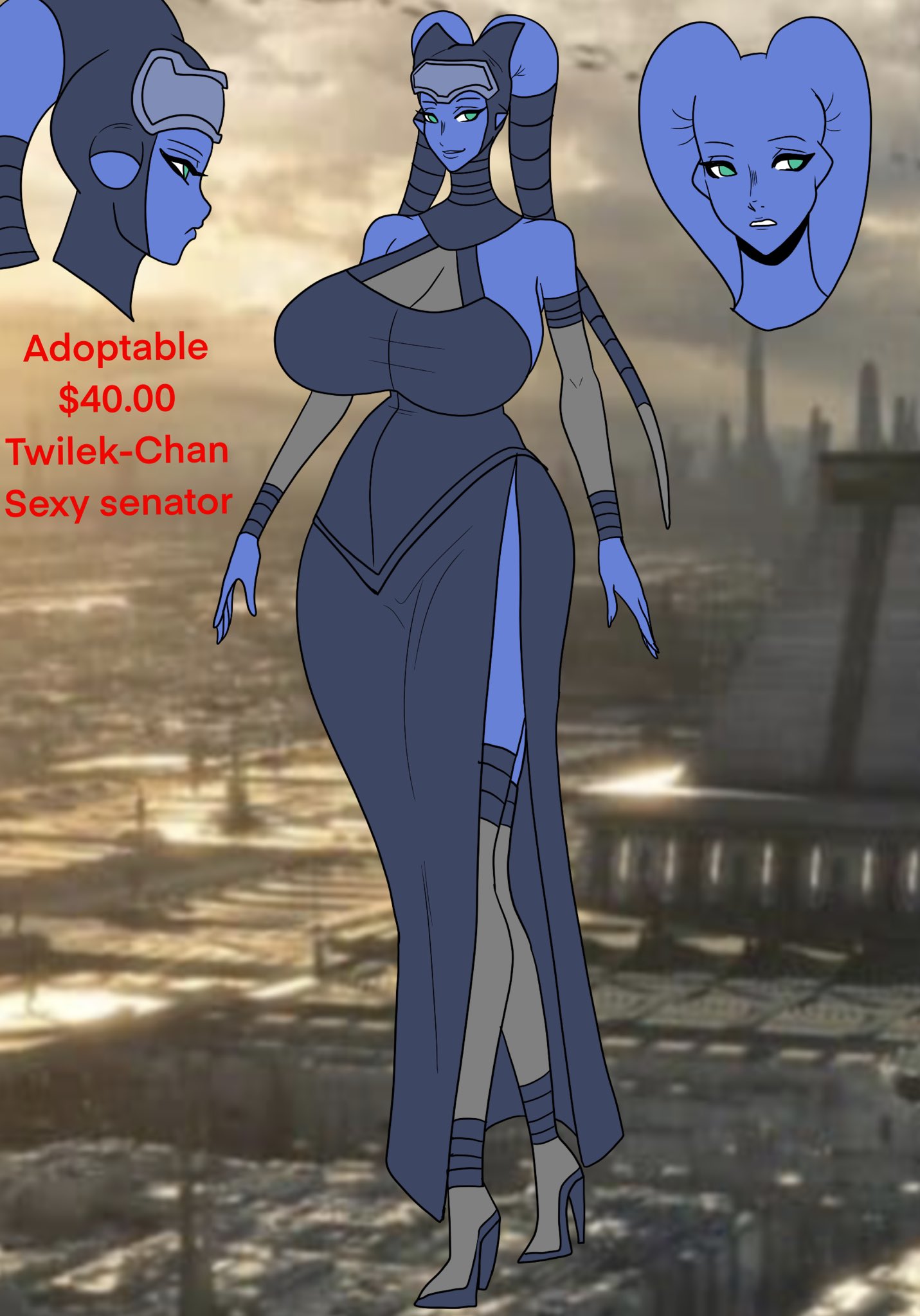 1girls, alien, alien girl, alien humanoid, big ass, big breasts, big thighs, breasts, curvaceous, curvy, curvy figure, digital media (artwork), female, hair tentacles, hips, hourglass figure, huge ass, huge breasts, huge thighs, humanoid, large ass, large breasts, large thighs, legs, ninja-8004, star wars, tentacle hair, thick, thick legs, thick thighs, thighs, twi'lek, voluptuous, voluptuous female, waist, wide hips