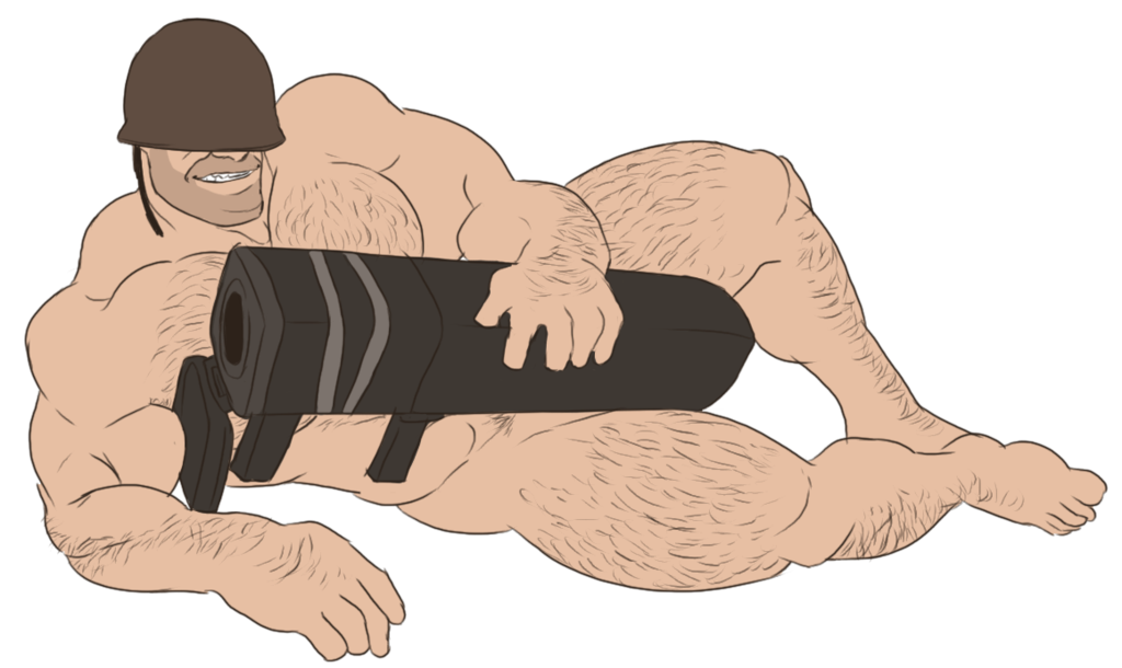 body_hair male male_only missle_penis muscular remert rocket sniperstalker soldier_(team_fortress_2) team_fortress_2 video_games