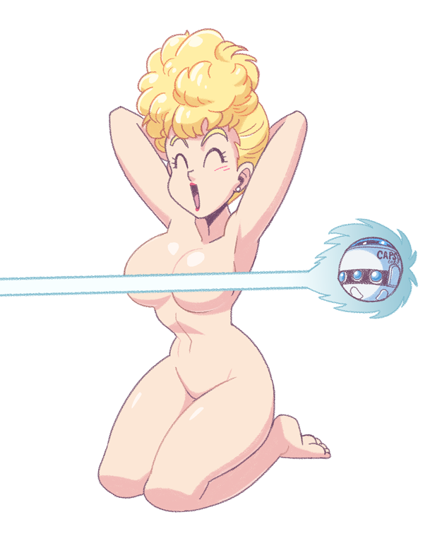 1girls arms_behind_head big_breasts bimbo busty censored curvy datskelebutt dragon_ball dragon_ball_z eyes eyes_closed female female_only grandmother hair_up hairless_pussy itsdatskelebutt kneeling milf nude nude_female panchy panchy_(dragon_ball) panchy_briefs shounen_jump solo solo_focus voluptuous