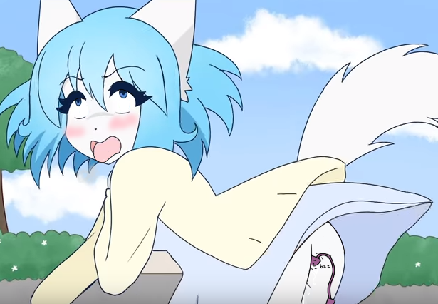 animal_ears animation_meme_community clothed edit female furry masturbation sex_toy sex_toy_in_pussy solo tagme vibrator virtual_youtuber wolfychu wolfychu_(artist) youtube