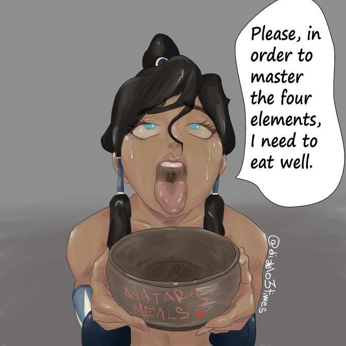 1girls, avatar legends, avatar the last airbender, begging for cum, blue eyes, dark-skinned female, diablo3times, feeding time, female, korra, ponytail, the legend of korra, tounge out