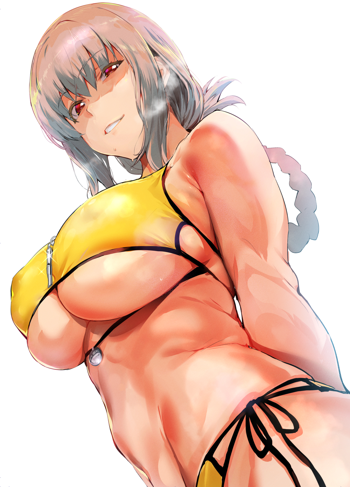 breasts, cleavage, fate (series), fate/grand order, female, female only, florence nightingale (fate), iku (ikuchan kaoru), large breasts, solo