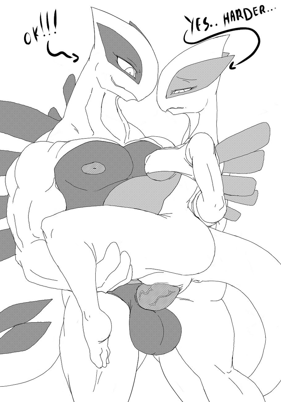 1boy 1girls anthro anthro_on_anthro anthrofied belly big_belly bound bra clothing dark-moltres dialogue duo english_text female female_penetrated greyscale hi_res incest legendary_pokémon lugia male male_penetrating monochrome nintendo nipples nude original_character penetration penis pokemon pokemon_(species) pokemon_gsc pokemorph pregnant pregnant_sex pussy sex testicles text thick_thighs underwear vaginal_penetration veins veiny_penis video_games wide_hips