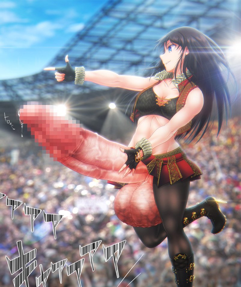 1futa, balls, balls under clothes, bottomless skirt, breasts, censored, cleavage, curvy, erection, erection under clothes, erection under skirt, futa only, futa sans pussy, futanari, huge balls, huge testicles, hyper, hyper balls, hyper penis, intersex, large breasts, muchin, nightingale (extinct canis), penis, penis hold, penis out, penis under clothes, penis under skirt, skirt, skirt lift, solo futa, tagme, testicles, veiny balls, veiny penis, veiny testicles