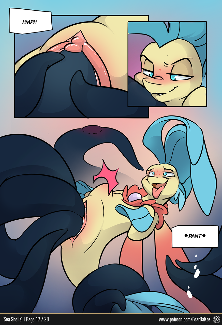 blush comic dialogue english_text feardakez female half-closed_eyes hi_res my_little_pony my_little_pony_the_movie princess_skystar_(mlp) tentacle text tongue underwater