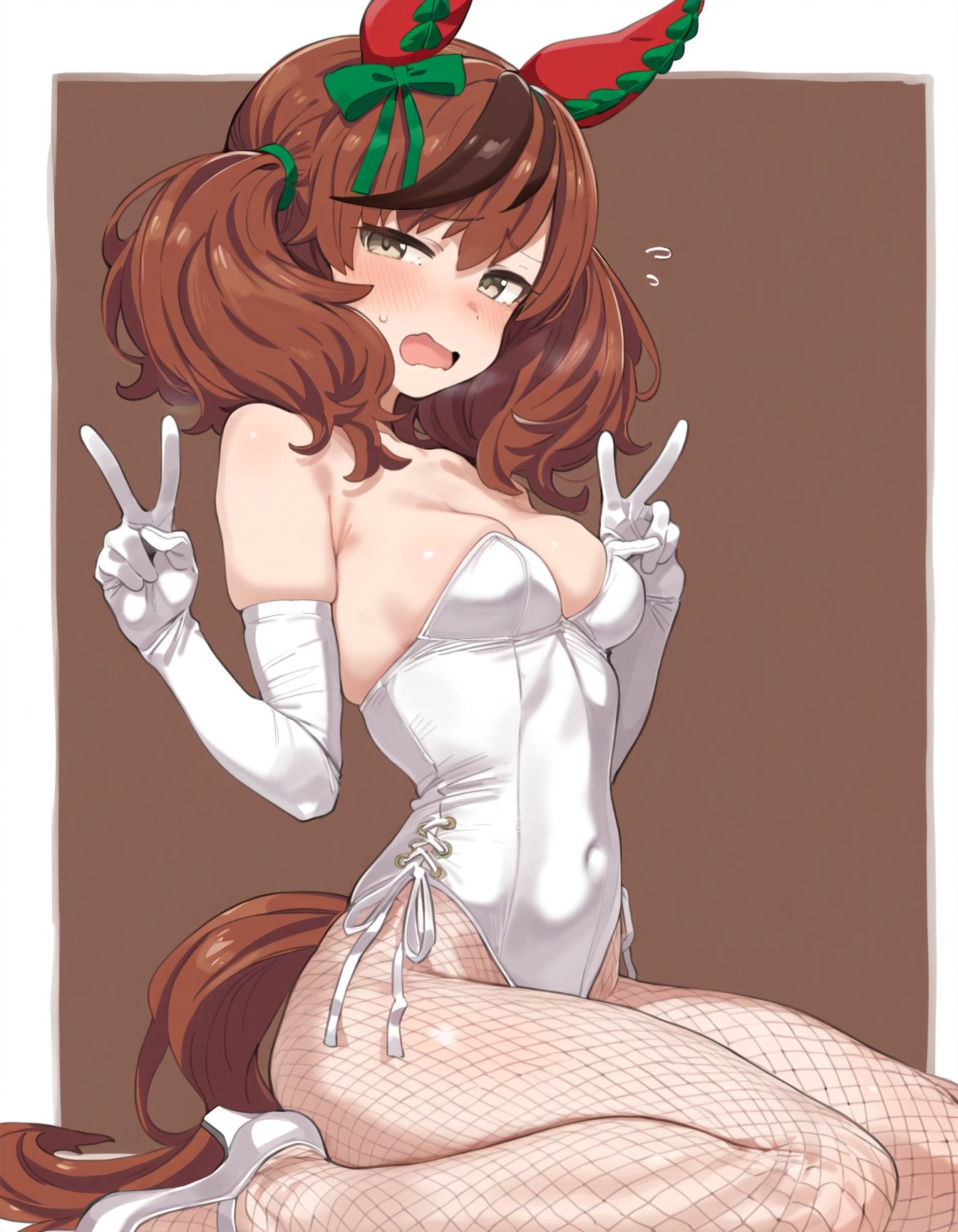 1girls, ai generated, animal ears, anthropomorphization, artist request, eyes, female, hair, legs, nice nature (umamusume), skin, tagme, umamusume, umamusume pretty derby, young