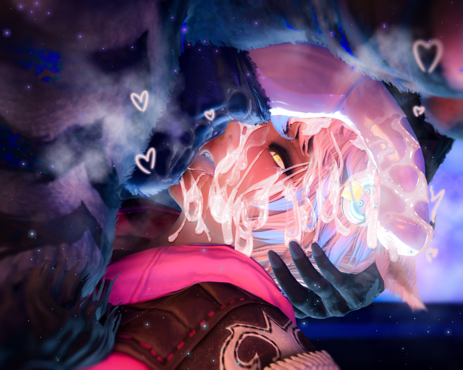1futa, 1girls, 2025, animal genitalia, animal penis, ballsack, blush, bukkake, clothed female, clothed sex, cock worship, cum, cum on face, equine penis, eutrope, final fantasy, final fantasy xiv, hi res, horsecock, horsecock futa, incest, licking, licking balls, miqo'te, penis on face, pink hair, sisters, slit pupils, square enix, unusual pupils, wicked thunder, xaela enjoyer, yaana