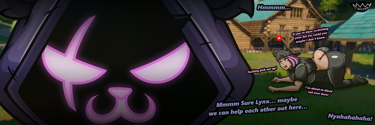 2020s, 2026, 2026s, 2girls, asking for help, ass cleavage, ass crack, big ass, bubble ass, bubble butt, caveman147, caveman741, character in background, character in foreground, english, english text, female, femboy, fortnite, fortnite: battle royale, imminent fart, jpg, lynx (fortnite), mischievous, mischievous look, mischievous smile, multiple sources, neon, part 2, part of a set, pink hair, raven team leader, round ass, round butt, screencap, shiny clothes, shiny hair, shiny skin, text, text bubble, ursid, ursid humanoid