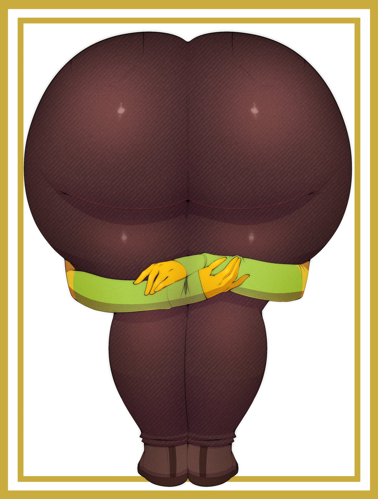 1girls, 5hitzzzu, ass, ass bigger than head, ass bigger than torso, ass focus, bending over, bent over, big ass, boombita, bubble ass, bubble butt, deltarune, deltarune boombita (style), enormous ass, fat ass, fat butt, fat thighs, female, female only, focus on ass, funcu, funculicious, genderswap, hoodie, huge ass, hyper ass, kookilooheavon, kris (deltarune), kris female (deltarune), large ass, massive ass, massive butt, massive thighs, meatcuteshii, oversized ass, oversized butt, pinkbobatoo, plump, plump ass, praise da booty (meme), round ass, skiddioop, solo, solo female, stereodaddy, sweater, thick thighs, thighhighs, undertale, undertale (series), voluptuous, voluptuous female, yellow skin