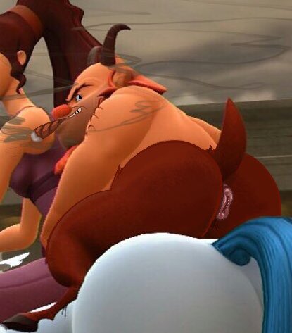 anus ass cigar disney female hercules_(disney) human looking_at_viewer male male_focus megara pegasus pegasus_(hercules) phil philoctetes satyr smoking thedrunkpig511