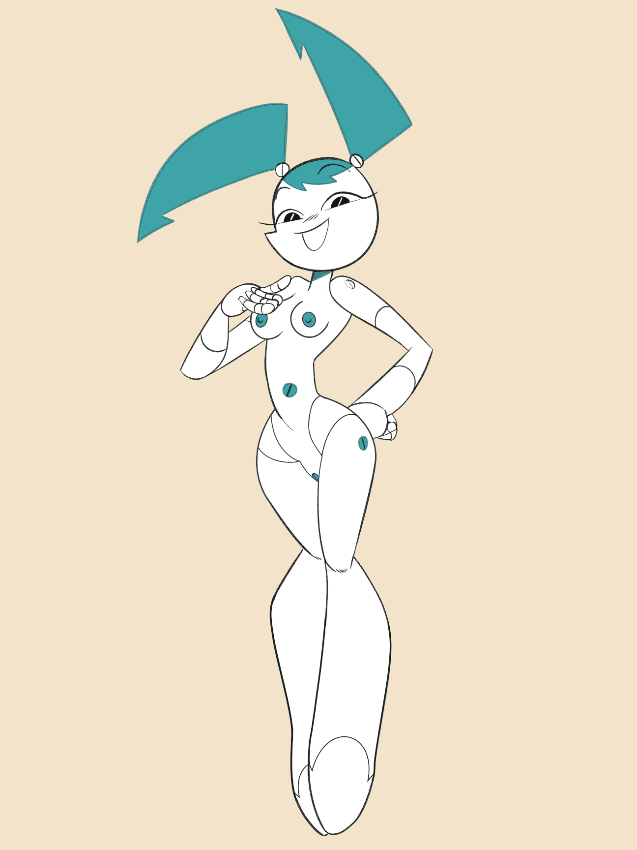 1girls, blue hair, blue nipples, blue pussy, breasts, completely nude, completely nude female, curvy, curvy hips, herny, jenny wakeman, medium breasts, my life as a teenage robot, naked, naked female, nipples, nude, nude female, robot, robot girl, robot humanoid, solo, solo female, twintails, unknown source, white skin, xj-9