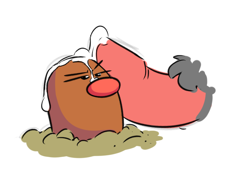 2019 ambiguous_gender animal_genitalia animal_penis cum cum_on_face diglett disembodied_penis duo erection feral fur ishoka male mammal nintendo penis pokémon_(species) pokemon simple_background video_games white_background