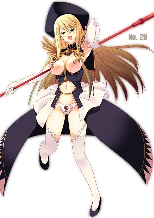 breasts clothing mahou_sensei_negima! medium_breasts mizuki_makoto open_mouth panties stockings tagme yukihiro_ayaka