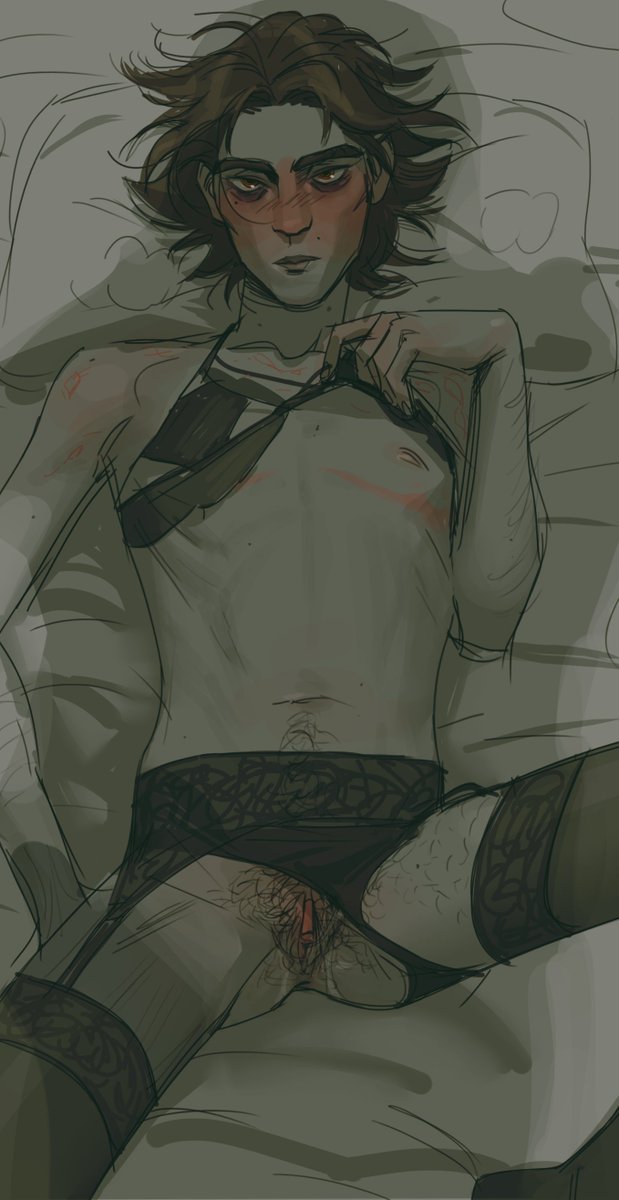 2d, arcane, arcane jayce, arcane viktor, bed, bedroom, bedroom scene, bedroom setting, bedroom sex, before sex, big clitoris, black and grey, black and white, black bra, black panties, blush, bra, breasts, brown hair, cane, chest, cock, color, colored, cunt boy, cuntboy, cuntboy focus, cuntboy only, disabled male, dominant, dominant male, exposed breasts, exposed pussy, folds, gay, gay male, grey background, hairy pussy, jayce talis, jayvik, kneeling, lace, lace bra, lace panties, lace-trimmed bra, lace-trimmed panties, latex, league of legends, light skin, light-skinned male, lingerie, looking at partner, looking at viewer, looking down, looking pleasured, male, male focus, male only, male/male, man in lingerie, moaning, moaning in pleasure, mole above mouth, mole on body, mole on pussy, mole under eye, offscreen character, offscreen male, open eyes, pale skin, pale-skinned male, panties, partially clothed, penis, pink pussy, pretty, pussy, pussy focus, see-through, see-through clothes, see-through clothing, see-through panties, sex, shadow, sitting, sketch, skinny male, solo male, spread legs, stockings, stockings thigh highs, submissive, submissive male, thigh, thighhighs, tights, toes, top surgery scars, transgender, transgender man, transmasc, transmasc vaginal, treslech3s, twink, vagina, viktor (league of legends), yaoi
