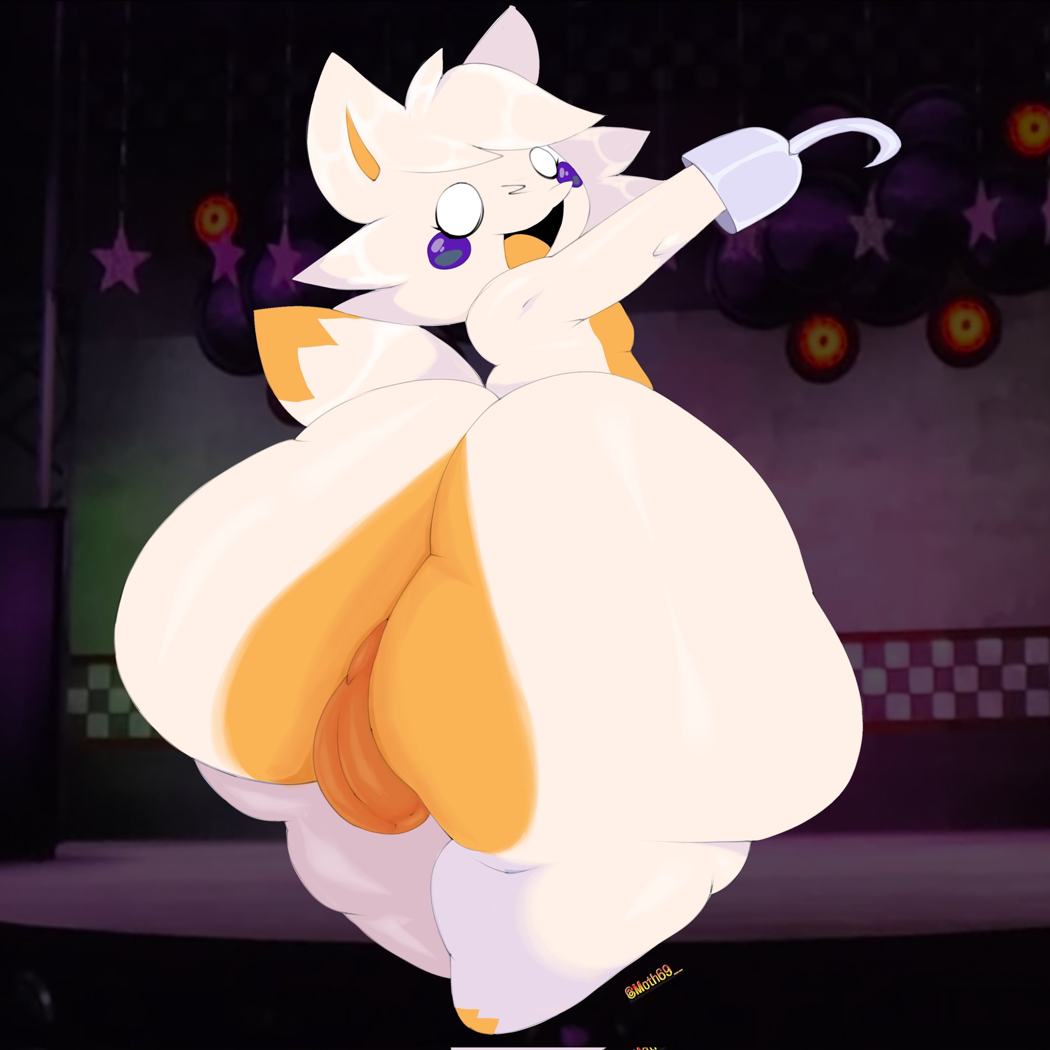1boy, 1boys, alternate version, big ass, cock, fat ass, five nights at freddy's, five nights at frickbears, five nights at frickbears 3, furry, furry male, furry only, giant ass, gigantic ass, huge ass, hyper, hyper ass, large ass, lolbit, lolbit (fnaf), lolbit (frickbears), lolbit (male), massive ass, moth69 , phat ass, solo, solo focus, solo male