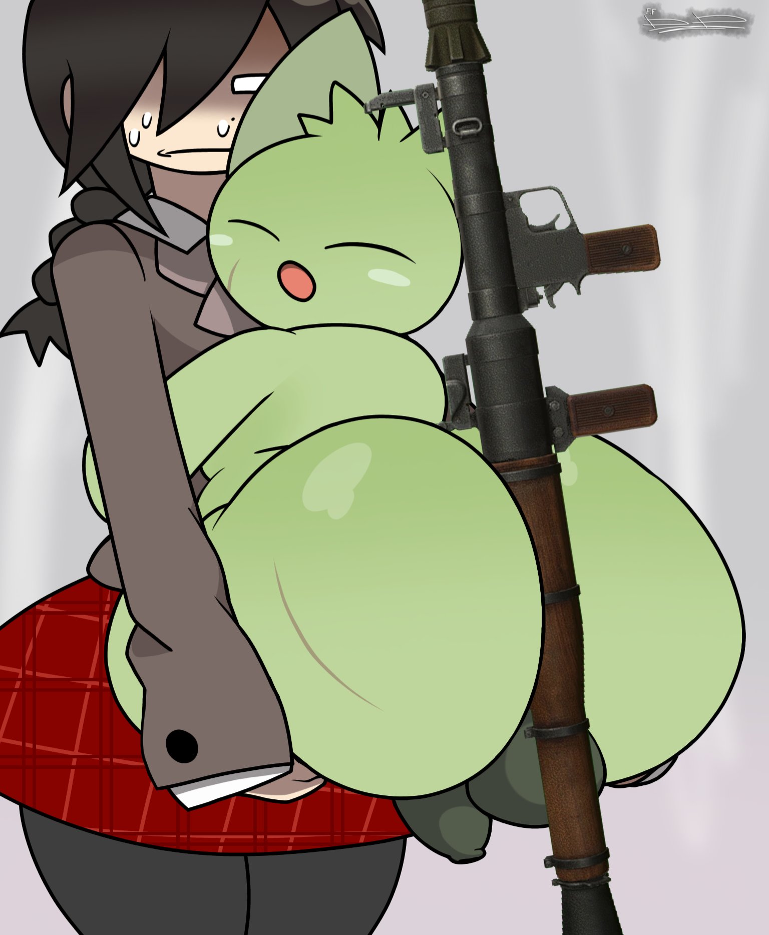 1girl, big ass, cat, defect mogeko, funamusea, furry, furry cat, mogeko, mogeko castle, sinner20033, tagme, yonaka kurai