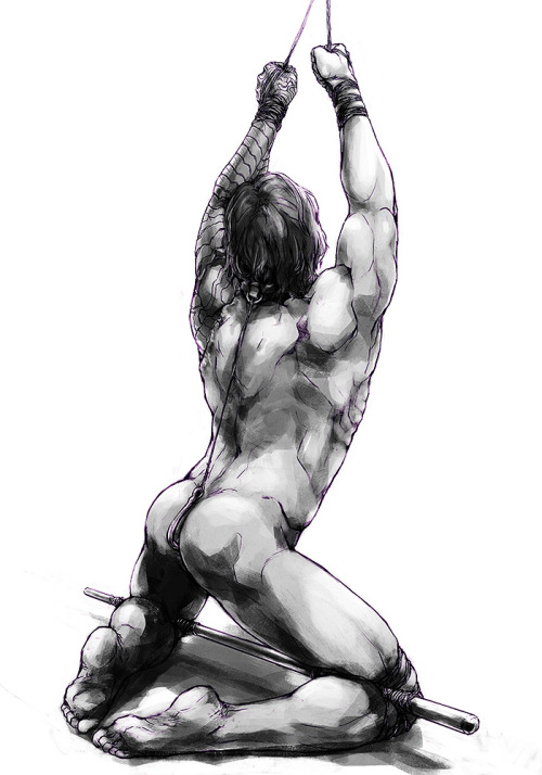 bucky barnes, male, male only, marvel, marvel comics, monochrome, simple background, solo, white background, winter soldier