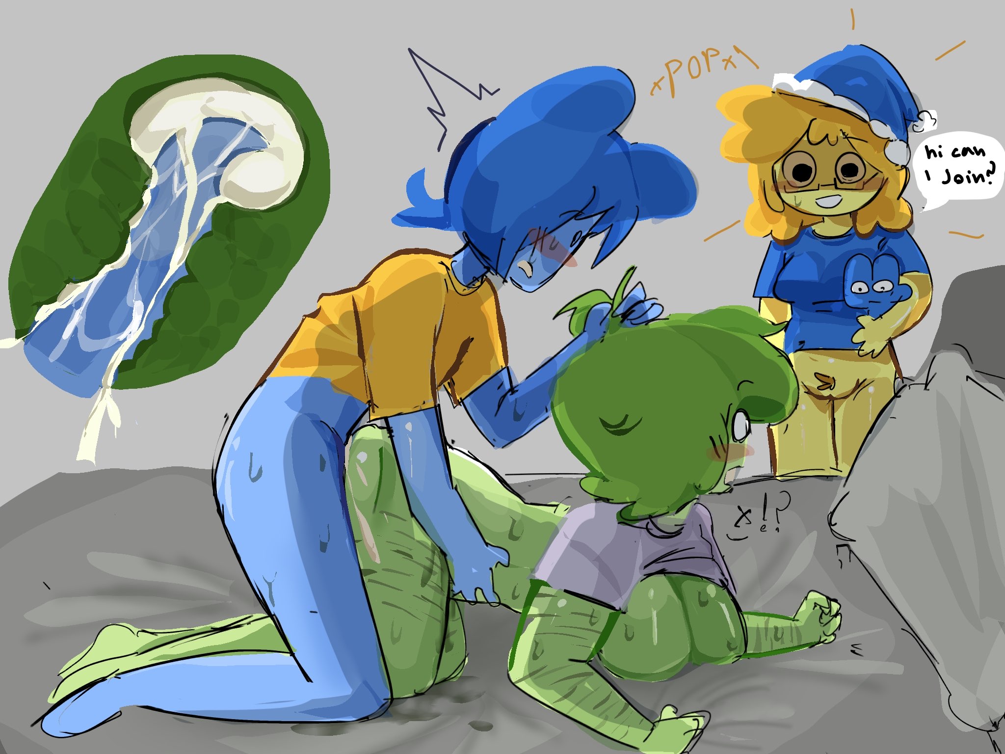 almost naked, battle for dream island, bent over, big breasts, boobs, breasts, caught, caught in the act, color, cum, cum inside, dialogue, doggy style, english text, female, four (bfb), from behind, from behind position, hairy pussy, half-dressed, holding head, humanized, ineedpara, nonbinary (lore), object show, object show community, object shows, on all fours, penis, pussy, sex, shirt, source, tagme, text, tits, twitter link, two (tpot), vaginal penetration, x (bfb), x-ray, xfohv