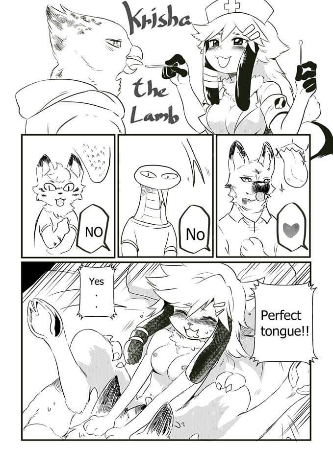 blue_eyes krisha_russel_(zeldrith) krishadraws lamb licking_pussy nurse oral oral_sex petite sheep tagme teenager tongue white_fur white_hair