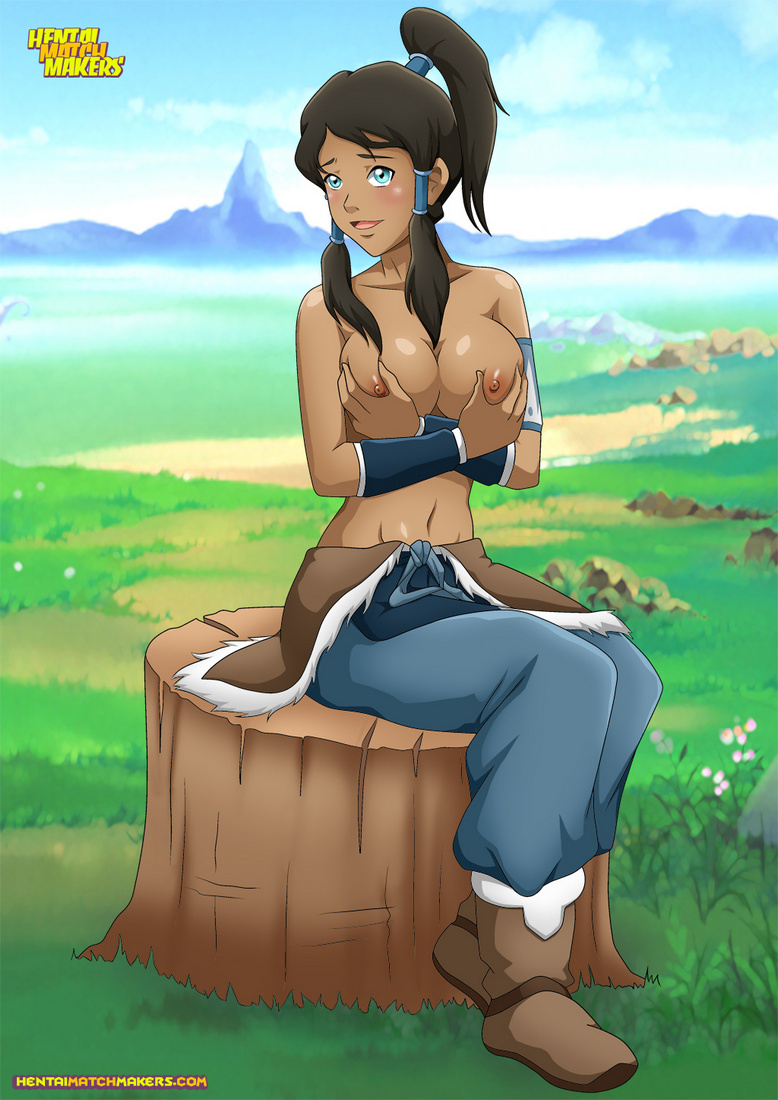 1girls avatar_legends blue_eyes breasts brown_hair clothing dark-skinned_female dark_skin female hentaimatchmakers korra large_breasts solo solo_female the_avatar the_legend_of_korra water_tribe