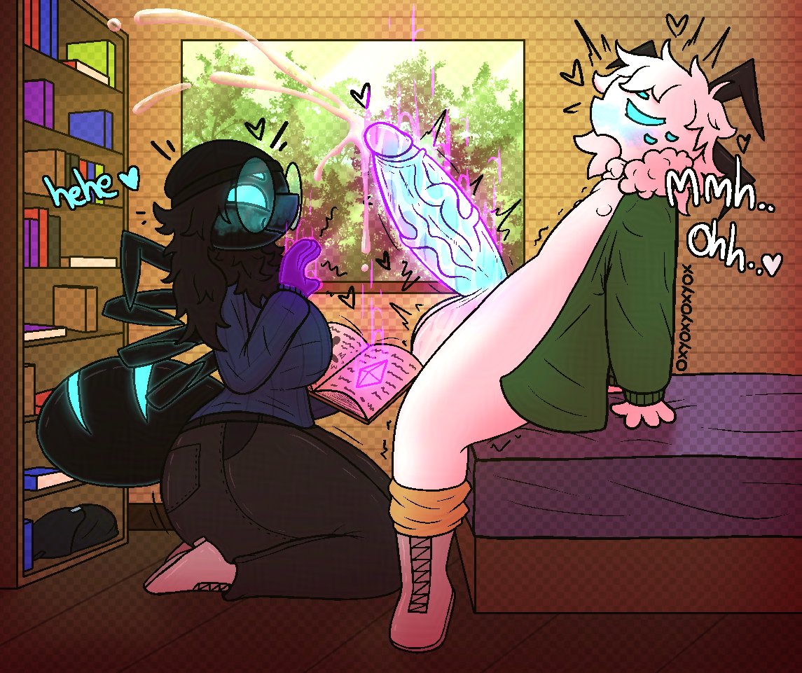 cock, ejaculation, female, femboy, magic, oxyoxyoxyox