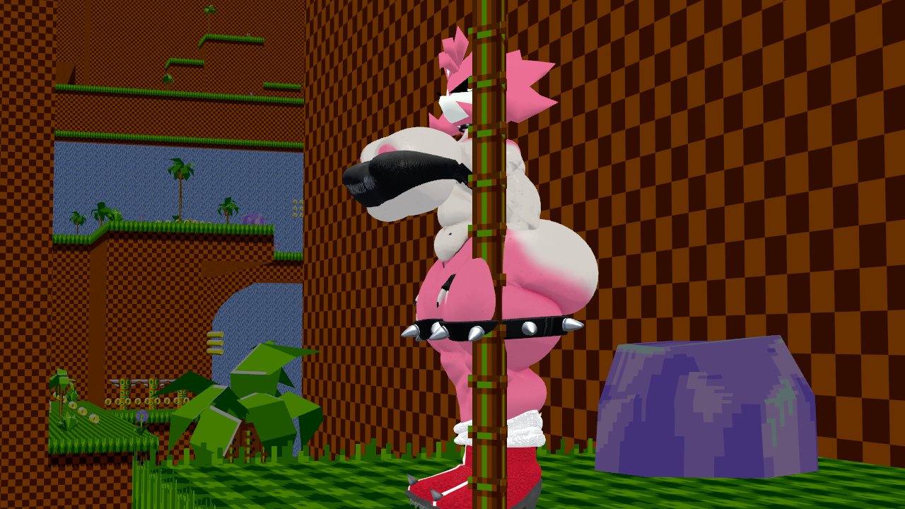 1girls, amy rose, anthro, areola slip, areolae, ass, big ass, big breasts, breasts, bubble butt, bursting breasts, chubby, chubby female, cleavage, countershade torso, countershading, female, female only, functionally nude, furry, gluteal fold, heel boots, malware, malware amy, mobian (species), overweight, overweight female, pink areola, pink body, pink fur, sega, sideass, solo, sonic (series), sonic the hedgehog (series), sonic.exe (series), spiked collar, spiked legband, strapless, strapless top, thick thighs, two-tone body, underboob, vrchat, vrchat avatar, white body, white fur, yeena03