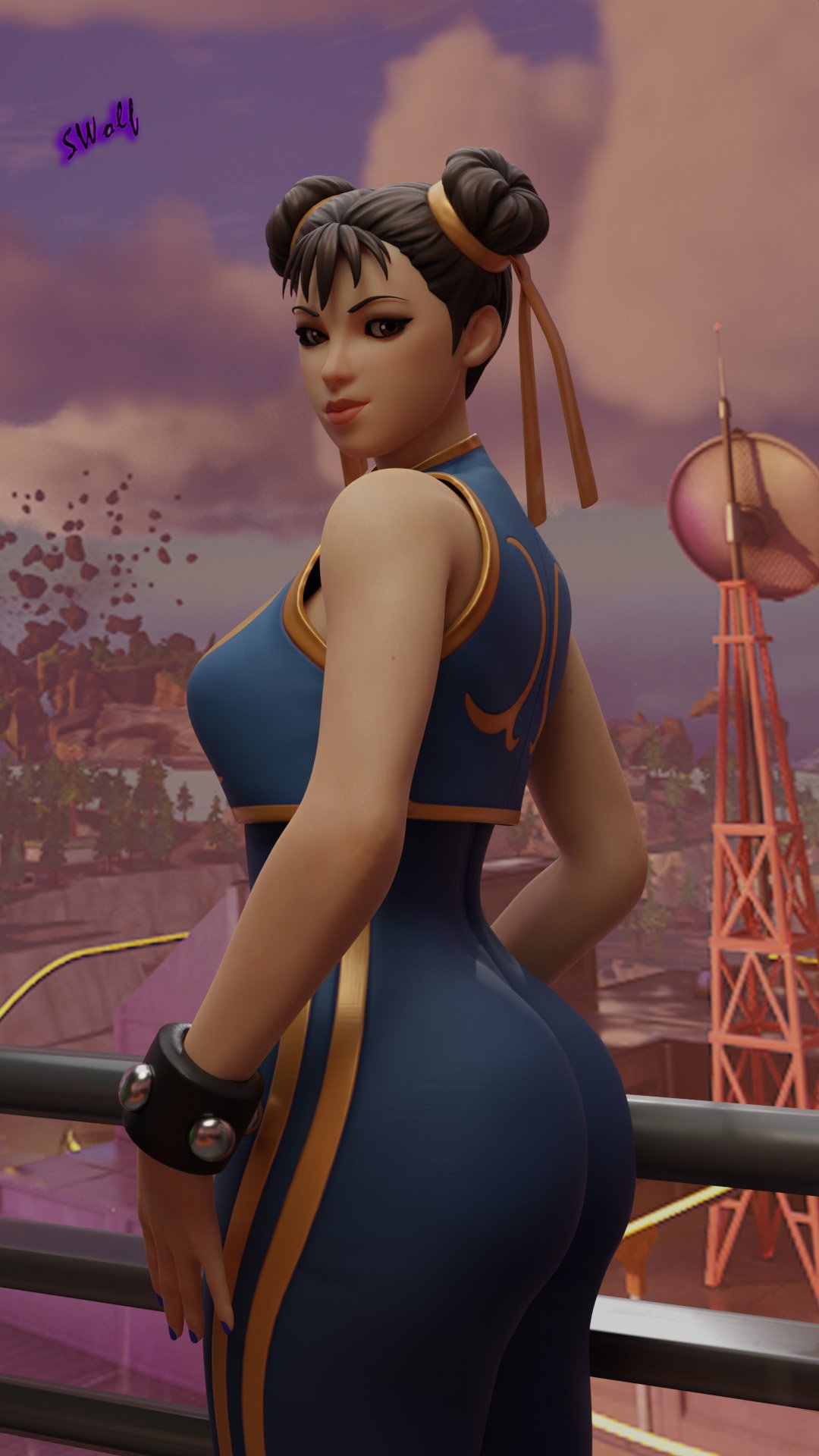 black_hair chun-li chun-li_(fortnite) fortnite fortnite:_battle_royale nsfw siphowolf1