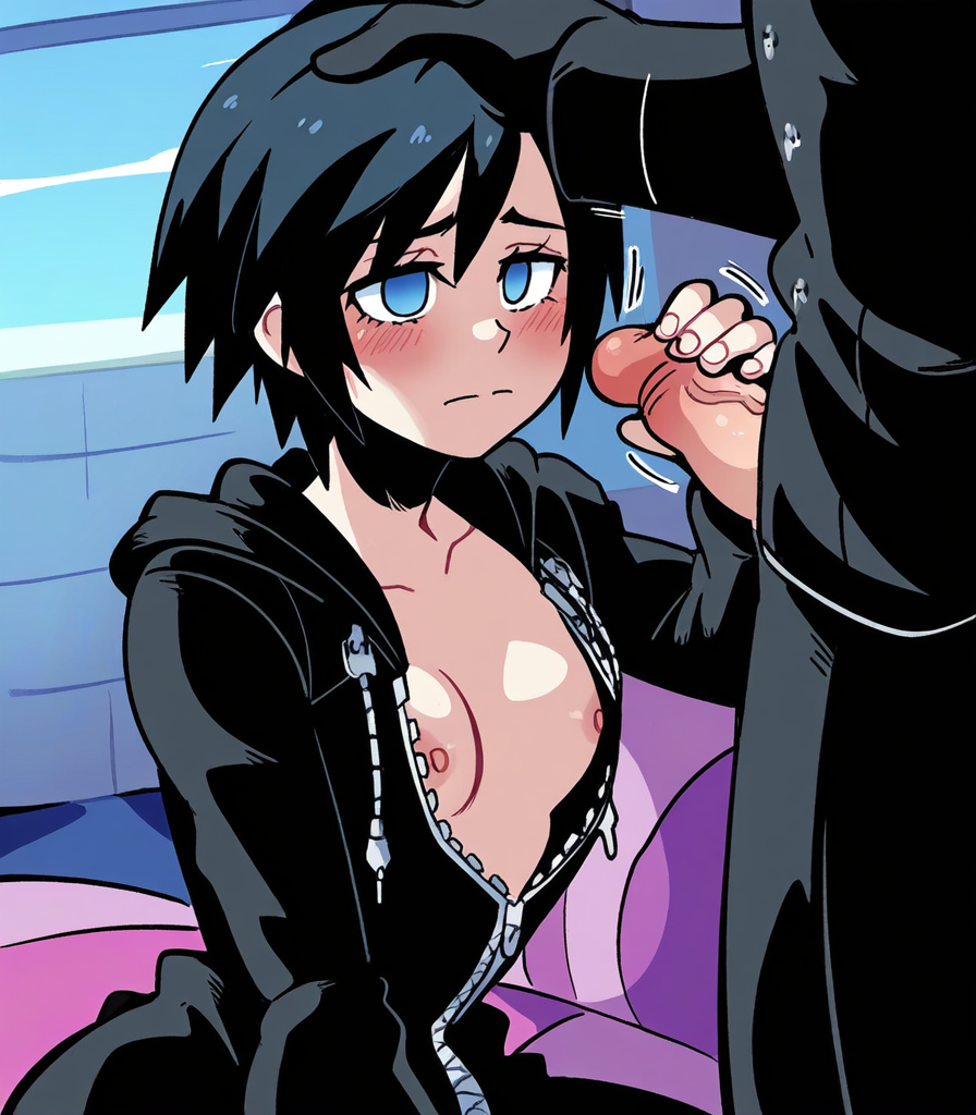 ai_generated dubious_consent handjob kingdom_hearts xion